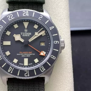 Tudor Pelagos FXD Titanium GMT M2542G247NU M+F 1:1 Best Edition Black Dial Nylon Strap - Super Clone Watch | 1:1 Best Version
