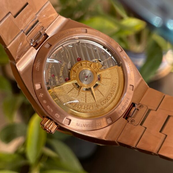 VC Overseas 4500V RG 8F 1:1 Best Edition Blue Dial on RG Bracelet A5100 - Super Clone Watch | 1:1 Best Version