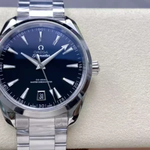 OMEGA Aqua Terra 150M Master Chronometers VSF 1:1 Best Edition Black Dial on SS Bracelet - Super Clone Watch | 1:1 Best Version
