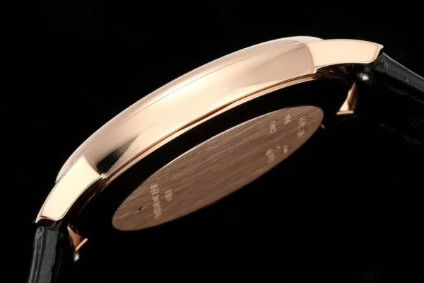 VC Patrimony 81180R YG KZF Best Edition Black Dial on Black Leather Strap - Super Clone Watch | 1:1 Best Version