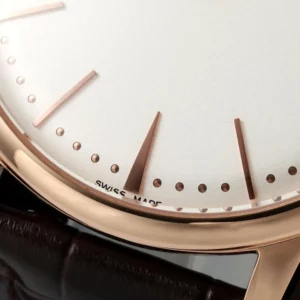 VC Patrimony 81180R YG KZF Best Edition White Dial on Brown Leather Strap - Super Clone Watch | 1:1 Best Version