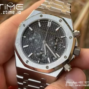 AP Royal Oak Chrono 26240ST SS APS Factory 1:1 Best Edition Black Dial  SA4401 Super Clone - Super Clone Watch | 1:1 Best Version