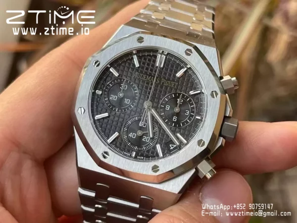 AP Royal Oak Chrono 26240ST SS APS Factory 1:1 Best Edition Black Dial  SA4401 Super Clone - Super Clone Watch | 1:1 Best Version