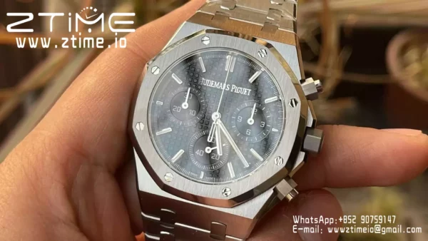 AP Royal Oak Chrono 26240ST SS APS Factory 1:1 Best Edition Black Dial  SA4401 Super Clone - Super Clone Watch | 1:1 Best Version