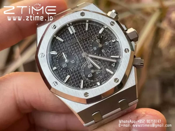 AP Royal Oak Chrono 26240ST SS APS Factory 1:1 Best Edition Black Dial  SA4401 Super Clone - Super Clone Watch | 1:1 Best Version