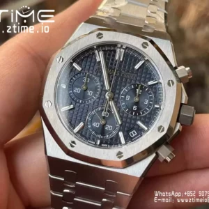 AP Royal Oak Chrono 26240ST SS APS Factory 1:1 Best Edition Blue Dial  SA4401 Super Clone - Super Clone Watch | 1:1 Best Version