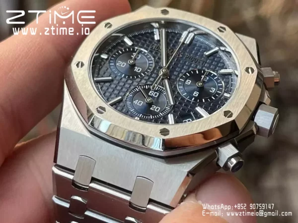 AP Royal Oak Chrono 26240ST SS APS Factory 1:1 Best Edition Blue Dial  SA4401 Super Clone - Super Clone Watch | 1:1 Best Version