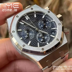 AP Royal Oak Chrono 26240ST SS APS Factory 1:1 Best Edition Blue Dial  SA4401 Super Clone - Super Clone Watch | 1:1 Best Version
