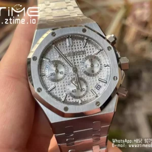 AP Royal Oak Chrono 26240ST SS APS Factory 1:1 Best Edition Silver Dial  SA4401 Super Clone - Super Clone Watch | 1:1 Best Version
