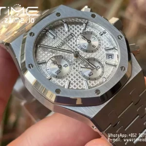 AP Royal Oak Chrono 26240ST SS APS Factory 1:1 Best Edition Silver Dial  SA4401 Super Clone - Super Clone Watch | 1:1 Best Version