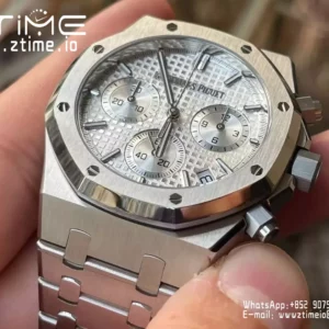 AP Royal Oak Chrono 26240ST SS APS Factory 1:1 Best Edition Silver Dial  SA4401 Super Clone - Super Clone Watch | 1:1 Best Version