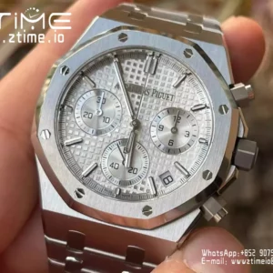 AP Royal Oak Chrono 26240ST SS APS Factory 1:1 Best Edition Silver Dial  SA4401 Super Clone - Super Clone Watch | 1:1 Best Version