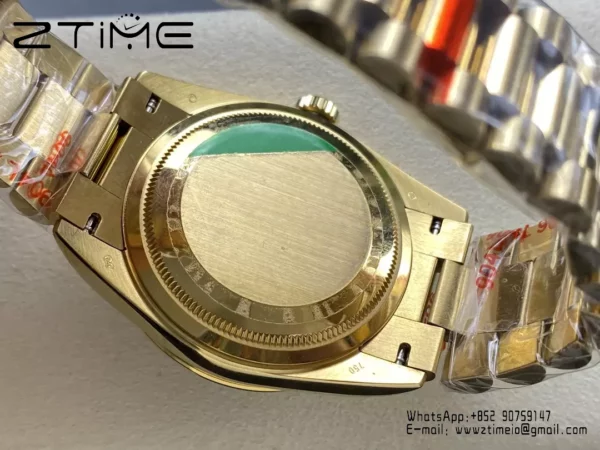 Rolex Day Date 36mm 128238-0106 CYF 1:1 Best Edition Real Enamel Dial on President Bracelet - Super Clone Watch | 1:1 Best Version