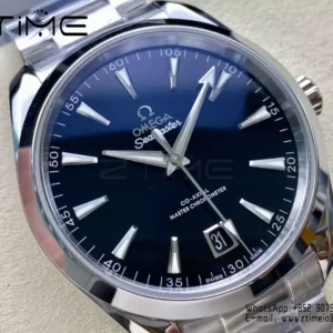 OMEGA Aqua Terra 150M Master Chronometers VSF 1:1 Best Edition Black Dial on SS Bracelet - Super Clone Watch | 1:1 Best Version