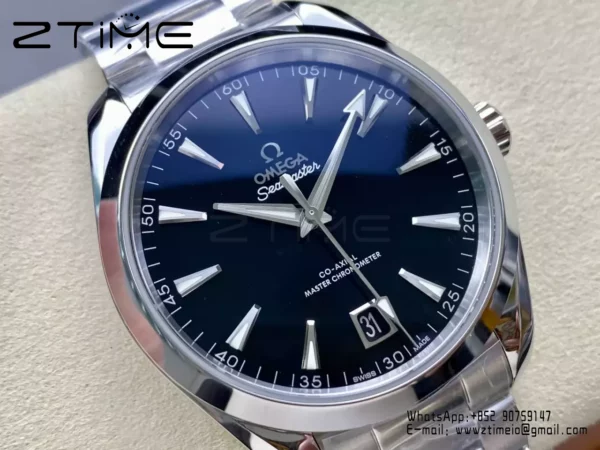 OMEGA Aqua Terra 150M Master Chronometers VSF 1:1 Best Edition Black Dial on SS Bracelet - Super Clone Watch | 1:1 Best Version