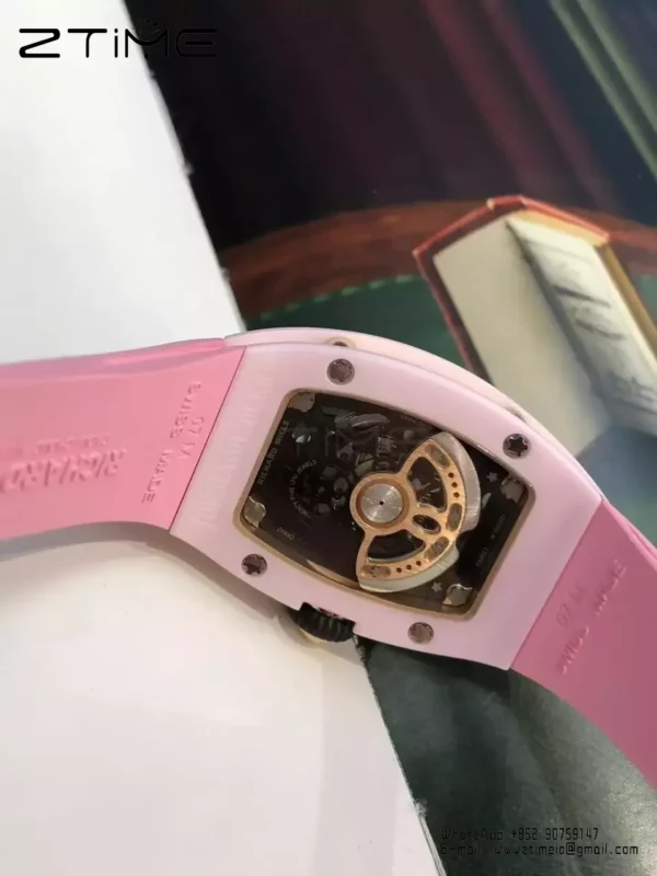 RICHARD MILLE RM07 RM07-01 Red Pink ceramic case BBA Factory 1:1 Best Skeleton dial - Super Clone Watch | 1:1 Best Version
