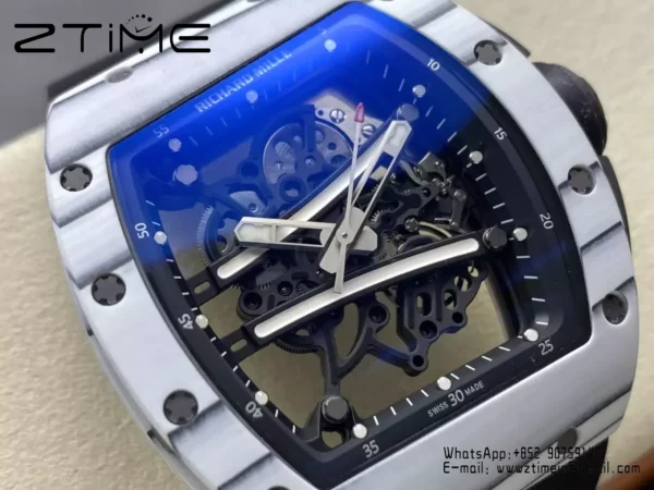 RICHARD MILLE RM6101 RM61-01 ZF 1:1 Best Edition Yohan Blake White NTPT Super Clone - Super Clone Watch | 1:1 Best Version