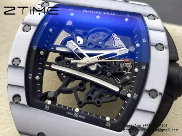 RICHARD MILLE RM6101 RM61-01 ZF 1:1 Best Edition Yohan Blake White NTPT Super Clone - Super Clone Watch | 1:1 Best Version