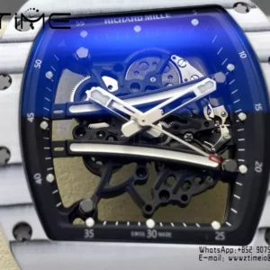 RICHARD MILLE RM6101 RM61-01 ZF 1:1 Best Edition Yohan Blake White NTPT Super Clone - Super Clone Watch | 1:1 Best Version