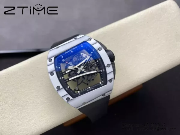 RICHARD MILLE RM6101 RM61-01 ZF 1:1 Best Edition Yohan Blake White NTPT Super Clone - Super Clone Watch | 1:1 Best Version