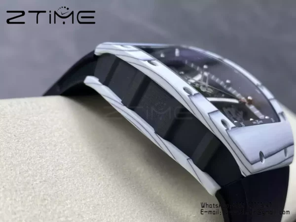 RICHARD MILLE RM6101 RM61-01 ZF 1:1 Best Edition Yohan Blake White NTPT Super Clone - Super Clone Watch | 1:1 Best Version