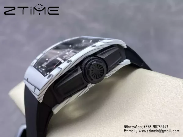 RICHARD MILLE RM6101 RM61-01 ZF 1:1 Best Edition Yohan Blake White NTPT Super Clone - Super Clone Watch | 1:1 Best Version