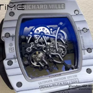 RICHARD MILLE RM6101 RM61-01 ZF 1:1 Best Edition Yohan Blake White NTPT Super Clone - Super Clone Watch | 1:1 Best Version