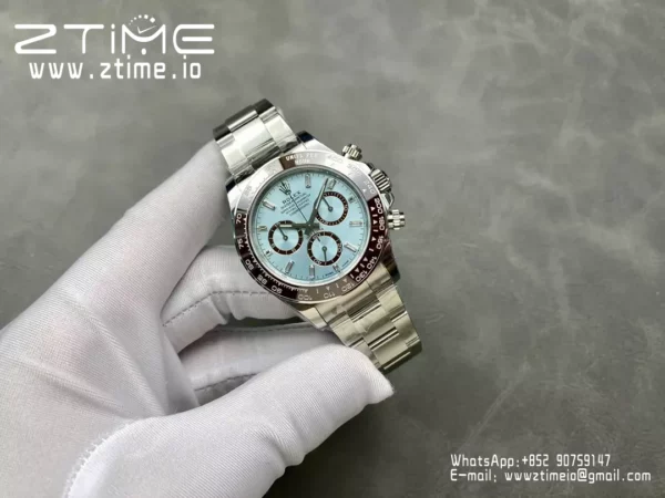 Rolex Daytona 126506 VSF 1:1 Best Edition  Ice Blue Dial Crystal Markers DD4131 - Super Clone Watch | 1:1 Best Version