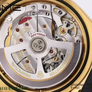 Rolex Daytona 126518 VS Factory 1:1 Best Edition YG/Black Dial on Oysterflex Strap DD4131 - Super Clone Watch | 1:1 Best Version