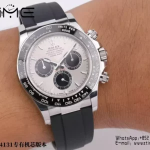 Rolex Daytona 126519 VS Factory 1:1 Best Edition Grey Dial on Oysterflex Rubber Strap DD4131 - Super Clone Watch | 1:1 Best Version
