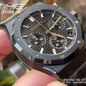Royal Oak Chrono 26240CE Black Ceramic APSF 1:1 Best Edition  SA4401 Super Clone - Super Clone Watch | 1:1 Best Version
