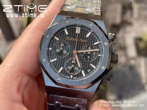 Royal Oak Chrono 26240CE Black Ceramic APSF 1:1 Best Edition  SA4401 Super Clone - Super Clone Watch | 1:1 Best Version