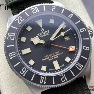 Tudor Pelagos FXD Titanium GMT M2542G247NU M+F 1:1 Best Edition Black Dial Nylon Strap - Super Clone Watch | 1:1 Best Version