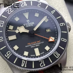 Tudor Pelagos FXD Titanium GMT M2542G247NU M+F 1:1 Best Edition Black Dial Nylon Strap - Super Clone Watch | 1:1 Best Version