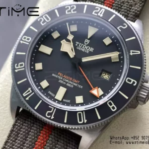 Tudor Pelagos FXD Titanium GMT M2542G247NU M+F 1:1 Best Edition Black Dial Nylon Strap - Super Clone Watch | 1:1 Best Version