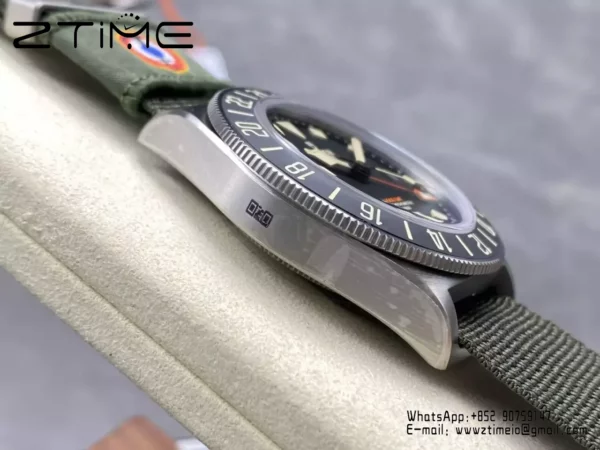 Tudor Pelagos FXD Titanium GMT M2542G247NU M+F 1:1 Best Edition Black Dial Nylon Strap - Super Clone Watch | 1:1 Best Version