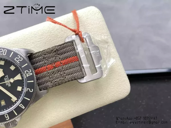 Tudor Pelagos FXD Titanium GMT M2542G247NU M+F 1:1 Best Edition Black Dial Nylon Strap - Super Clone Watch | 1:1 Best Version