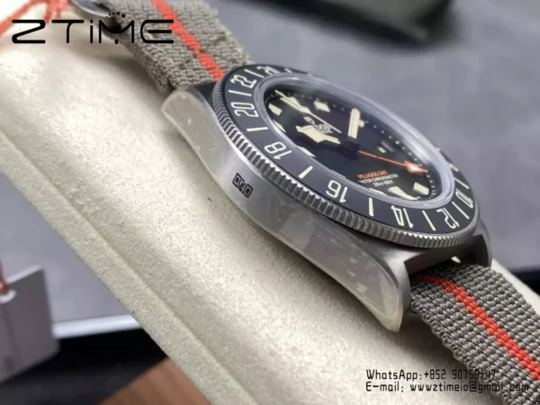Tudor Pelagos FXD Titanium GMT M2542G247NU M+F 1:1 Best Edition Black Dial Nylon Strap - Super Clone Watch | 1:1 Best Version