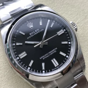 Rolex Oyster Perpetual 126000 36mm VSF 1:1 Best Edition 904L Steel Black Dial on SS Bracelet - Super Clone Watch | 1:1 Best Version