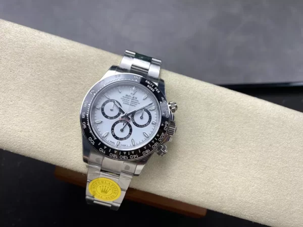 Rolex Daytona 126500 VSF 1:1 Best Edition 904L Steel White Dial on SS Braclet DD4131 V4 - Super Clone Watch | 1:1 Best Version