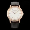 VC Patrimony 81180R YG KZF Best Edition White Dial on Brown Leather Strap - Super Clone Watch | 1:1 Best Version