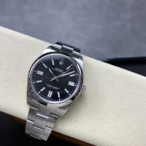 Rolex Oyster Perpetual 124300 41mm VSF 1:1 Best Edition 904L Steel Black Dial on SS Bracelet - Super Clone Watch | 1:1 Best Version