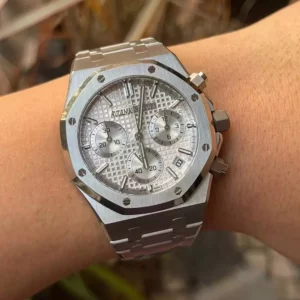AP Royal Oak Chrono 26240ST SS APS Factory 1:1 Best Edition Silver Dial  SA4401 Super Clone - Super Clone Watch | 1:1 Best Version