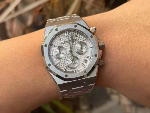 AP Royal Oak Chrono 26240ST SS APS Factory 1:1 Best Edition Silver Dial  SA4401 Super Clone - Super Clone Watch | 1:1 Best Version