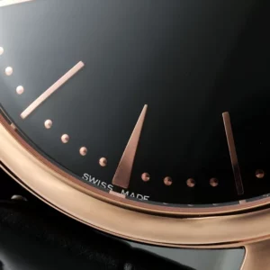 VC Patrimony 81180R YG KZF Best Edition Black Dial on Black Leather Strap - Super Clone Watch | 1:1 Best Version