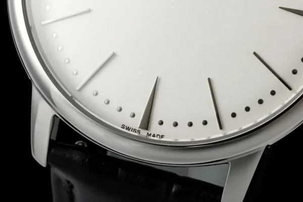 VC Patrimony 81180 SS KZF Best Edition White Dial on Black Leather Strap - Super Clone Watch | 1:1 Best Version
