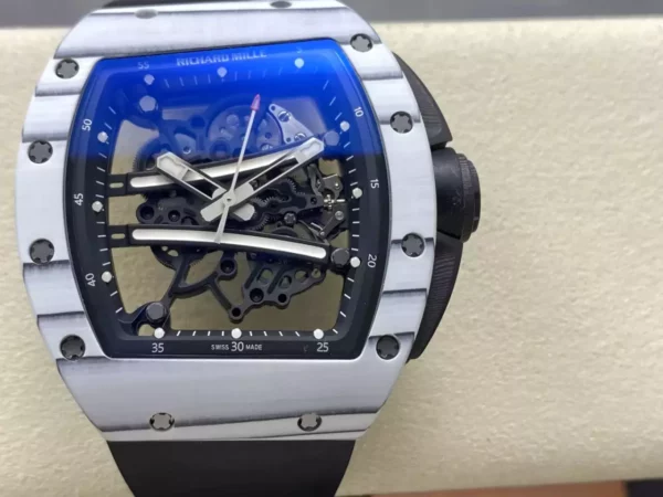 RICHARD MILLE RM6101 RM61-01 ZF 1:1 Best Edition Yohan Blake White NTPT Super Clone - Super Clone Watch | 1:1 Best Version