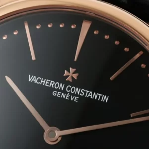VC Patrimony 81180R YG KZF Best Edition Black Dial on Black Leather Strap - Super Clone Watch | 1:1 Best Version