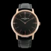 VC Patrimony 81180R YG KZF Best Edition Black Dial on Black Leather Strap - Super Clone Watch | 1:1 Best Version