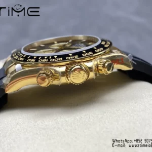 Rolex Daytona 126518 QF 1:1 Best Edition Black/YG Dial SH4131 V11 (Weighted) - Super Clone Watch | 1:1 Best Version